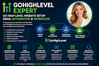 setup gohighlevel workflow automation crm funnel ai chatbot gohighlevel expert