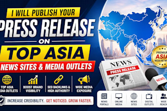publish your press release on top asia news sites and media outlets