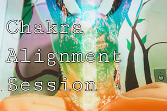 chakra alignment with reiki, crystals and guided meditation