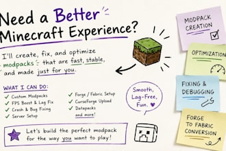 create and fix minecraft modpacks, forge to fabric conversion