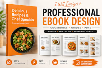 do canva ebook design, lead magnet design, freebie, book design, recipes book