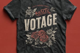 do perfect artwork for tshirt design