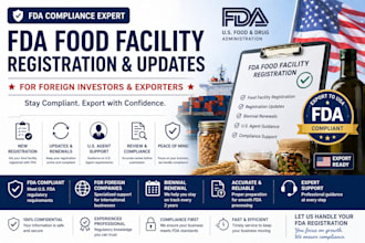 handle fda food facility registration and renewal for exporters