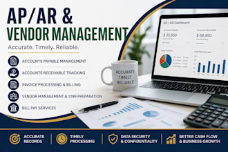streamline ap and ar, vendor management, invoice processing, bill pay with 1099