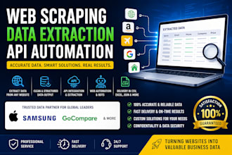 web scraping bots and API data extraction solutions