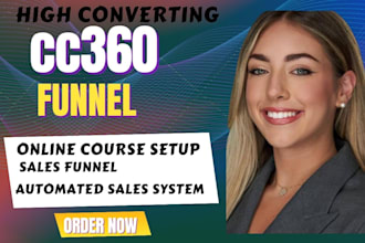 build a high converting cc360 funnel for your online course sales