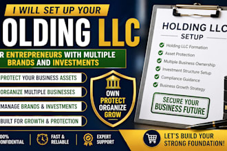 set up your holding llc for entrepreneurs with multiple brands and investment