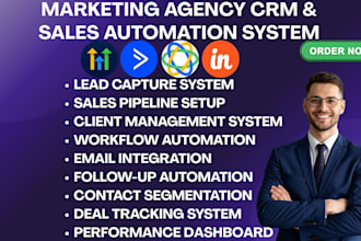 set up CRM for marketing agencies and lead generation businesses