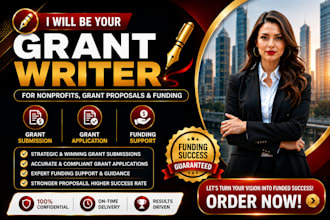 do grant submission, grant application and funding support