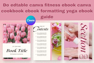 do edtable canva fitness ebook canva cookbook ebook formatting yoga ebook guide