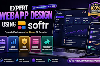 build softr web app, softr airtable, softr portal, glide webapp as webapp expert