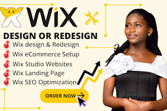 wix website redesign wix website design wix business website wix development