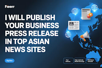 publish your business press release in top asian news sites
