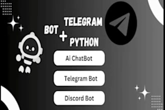 build a professional telegram bot for business automation, custom telegram bot