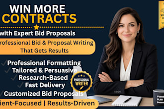 write a professional bid proposal to help you win contracts