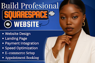 design or redesign squarespace website, squarespace website development