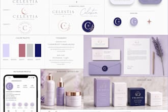 create a luxury branding kit with logo, app icon, and more