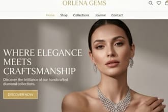 design jewelry shopify store, jewelry shopify website, fashion shopify store