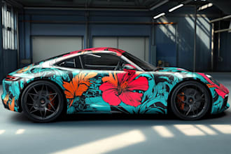 car wrap, truck wrap, van wrap design