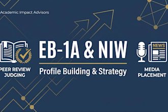 build your eb1 eb1a niw profile with peer review and media strategy lor rfe