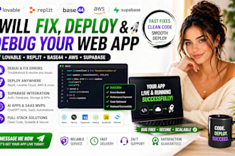 fix deploy lovable app replit app base44 aws debugging replit webs app vibe code