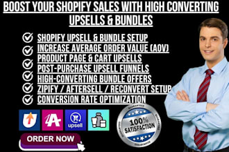 increase your shopify sales with high converting upsell and bundle system
