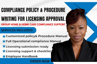 assist group homecare with compliant license policy and procedure documentation