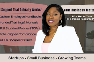create a custom handbooks, manuals, HR policies, and sops