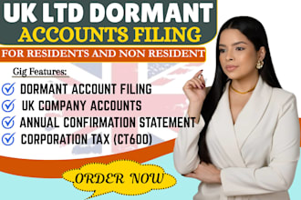 file UK dormant company accounts to company house hmrc ct600