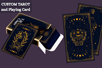 design professional tarot cards, oracle decks, and zodiac card art