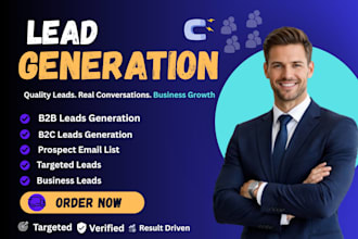 do b2b lead generation, build a prospect email list and linkedin lead generation