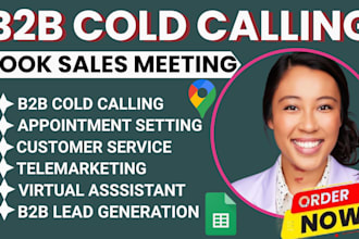 do b2b cold calling and appointment setting to book qualified sales meetings