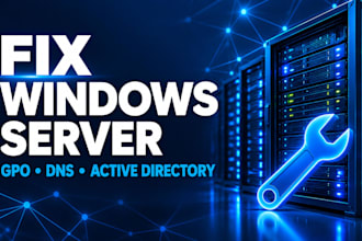 fix your windows server, active directory and gpo issues