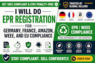 do epr registration for germany, france, amazon, weee, and eu compliance