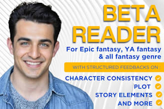 be a voracious beta reader for ya fantasy and epic fantasy novels