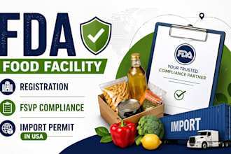 do fda food facility registration fsvp compliance and import permit in usa