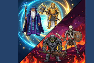 create pixel art sprite animation for your game