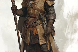 dnd character art and dnd character art