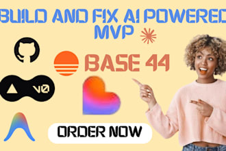 develop and fix lovable ai base44 antigravity ai saas mvp base44 web or supabase