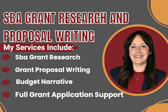 do sba grant research, grant proposal writing, apply for grant in montana,ga, ny