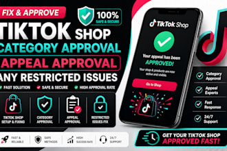 fix tiktok shop category approval tiktok shop appeal approval any restricted