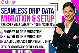 migrate your klaviyo mailchimp shopify crm email list automations to drip