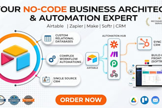 airtable database airtable automation CRM softr make zapier expert integrations