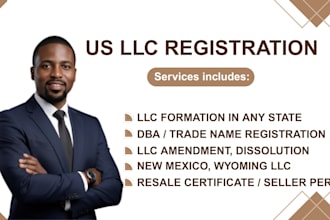 do US llc registration, llc formation, company registration, wyoming llc, dba