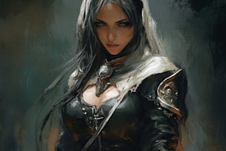 do anime character art