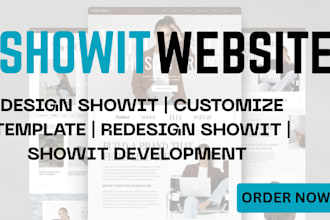design showit, customize showit template, redesign showit website development