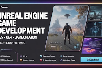 develop unreal engine game development create unreal engine game 5 ue4 game map