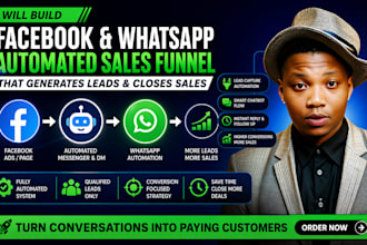 build facebook whatsapp sales funnel that converts