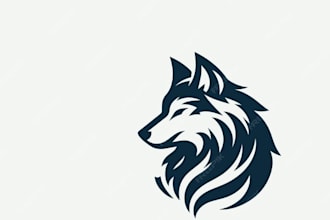 make a professional dog pet logo