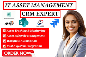 setup asset management lab asset tracker ams sharepoint jira alchemy airtrac crm